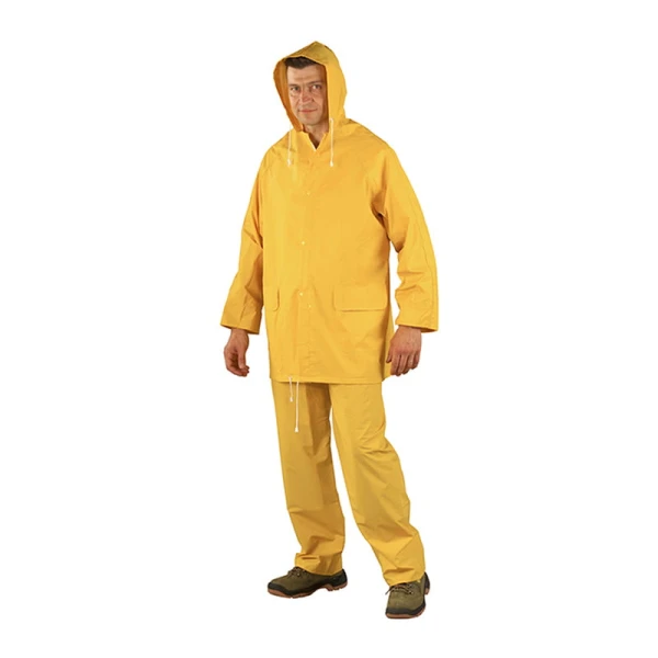 CGMO50210_Costum de ploaie din PVC, galben, haina si pantaloni, impermeabili, protectie impotriva umezelii si vantului, Coverguard_2 Costum de ploaie din PVC, galben, haina si pantaloni, impermeabili, protectie impotriva umezelii si vantului, Coverguard