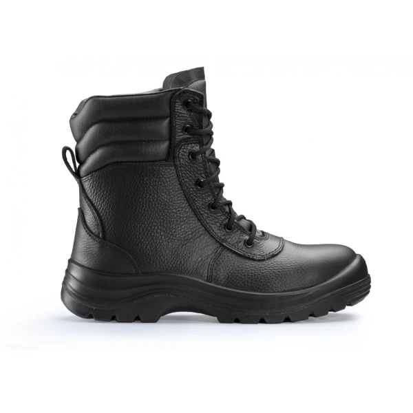 Bocanci de protectie pentru iarna, Siberite, S3 CI SRC, negri, bombeu metalic, imblaniti, piele de bovina impermeabila, Coverguard