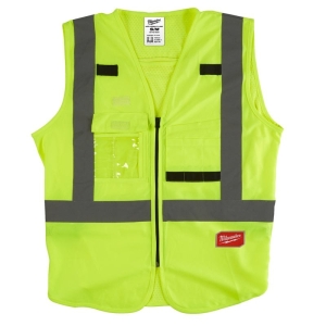 [DELISTAT] Vestă de lucru reflectorizantă galbenă Milwaukee - Marimi S,M,L,XL,XXL - XL
