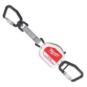 [DELISTAT] Coarda de siguranta retractabila pentru scule Milwaukee 4932472106, 2.2 kg, alba, Quick-Connect