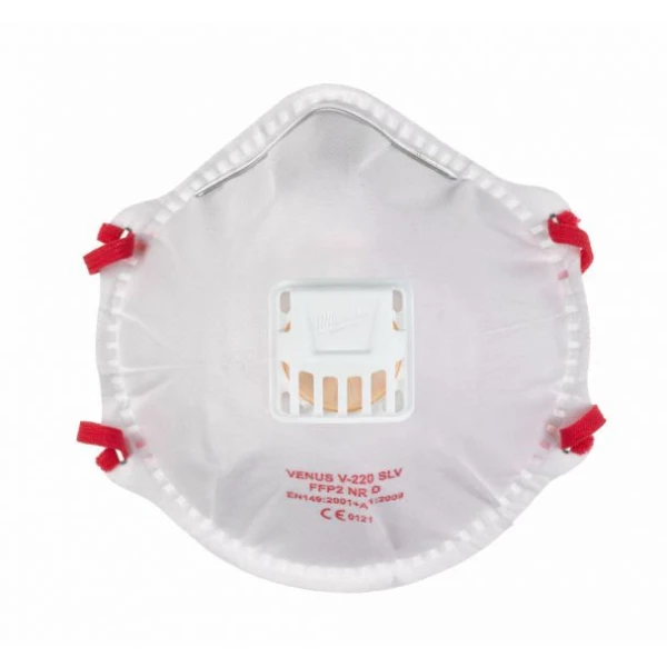 [DELISTAT] Masca de protectie FFP2 Milwaukee 4932478548, cu supapa, eficienta filtrare 94%, set 10 bucati