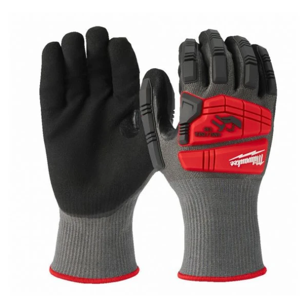 [DELISTAT] Manusi de protectie la impact Milwaukee, smartswipe - compatibile cu dispozitive touchscreen, 4932479725, Marimi S,M,L,XL,XXL, nivel taiere 5/E, 1 pereche - M