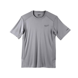 [DELISTAT] Bluza de corp subtire cu maneci scurte Workskin Milwaukee WWSSG-S, Marimi S,M,L,XL,XXL, gri - S