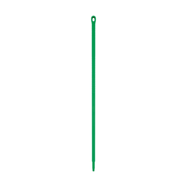 Coada / Maner 150 cm, verde, pentru matura, perii si racleta IGEAX, din plastic si fibra de sticla, rezistenta la 100 °C, autoclavare 121 °C, pentru industria alimentara, certificata HACCP, FDA