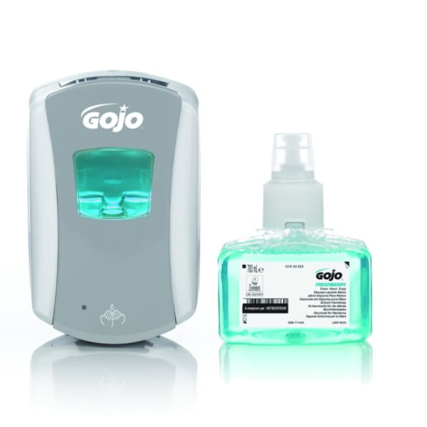 DELISTAT - Sapun spuma GOJO Freshberry LTX-7, 700mL, spuma delicata cu parfum proaspat, hidrateaza si catifeleaza pielea, testat dermatologic, certificat ecologic Ecolabel