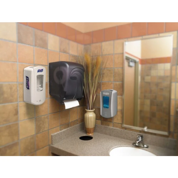 Dozator GOJO LTX-12 Fără Atingere săpun spumă 1200mL, gri/alb