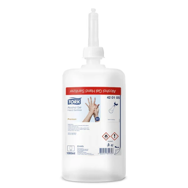 420105-01-i Gel dezinfectant Tork Alcohol gel 420105 S1 1L Tork