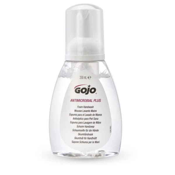 Săpun spumă pentru mâini GOJO Antimicrobial Plus, flacon cu pompiță 250ml