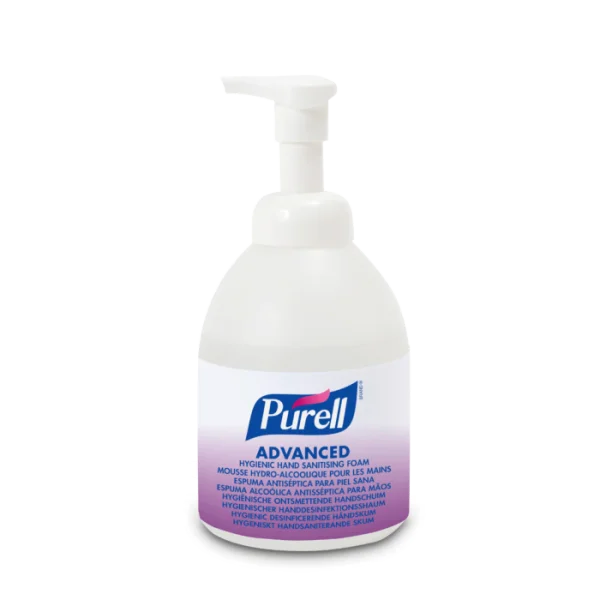 Spumă pentru dezinfectarea igienică a mâinilor PURELL Advanced, 535ml, flacon cu pompă