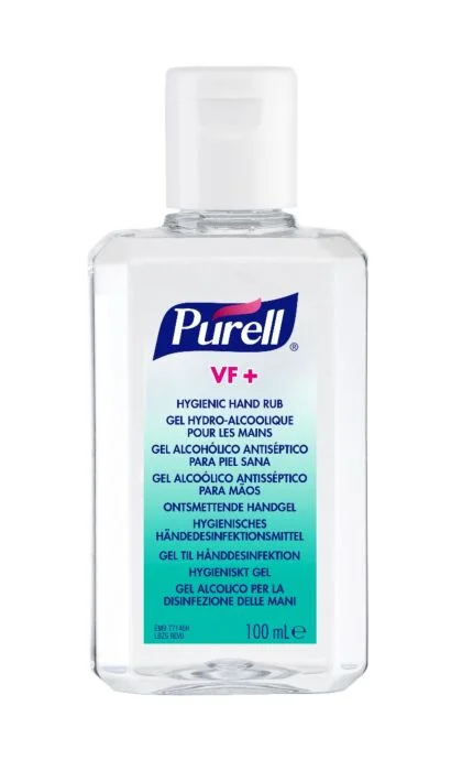 Gel pentru dezinfectarea igienică a mâinilor PURELL VF+, flacon cu capac 100ml