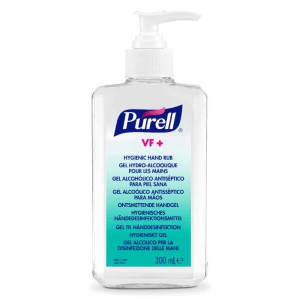 Gel pentru dezinfectarea igienică a mâinilor PURELL VF+, flacon cu pompiță 300 ml