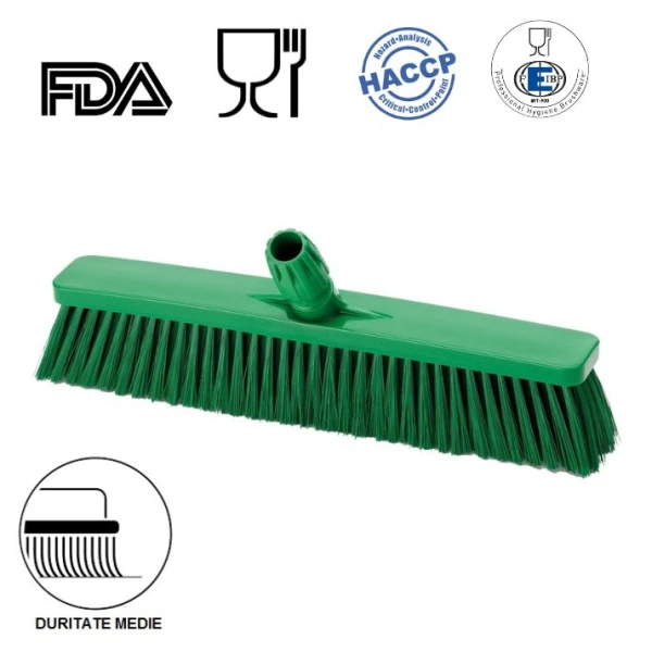 Matura inclinata, duritate medie, verde, 45 cm, IGEAX 1009M, termorezistenta, autoclavare la 121 °C, pentru industria alimentara, certificata HACCP, FDA