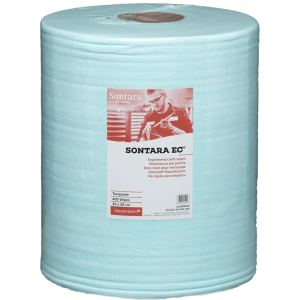 Rola lavete industriale Sontara EC Turqouise pentru degresare suprafete, ultrarezistenta, dim. laveta 30 x 38 cm, 400 lavete / rola, turcoaz, pentru stergeri fara scame, pentru tipgrafii/printing rezistente la solventi puternici, material netesut, D13650828