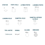 Hartie igienica jumbo 407574 BIOTECH, 2 straturi, alba, 100% celuloza, 140m_specificatii