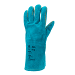 Manusi pentru sudura, EUROWELD 2630, din piele spalt, culoare verde, captusite, marime 10_1