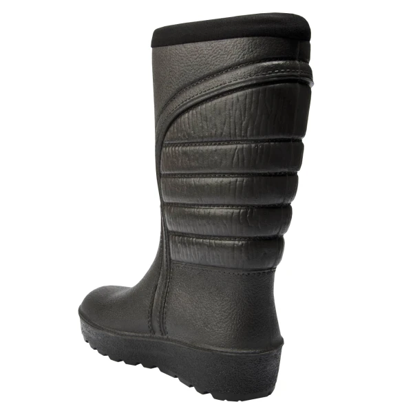 Cizme din poliuretan S5,  cu bombeu otel, captuseala sintetica, protectie termica, CI, SRC , negre