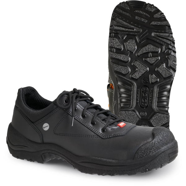 3448.jpg Pantofi din piele acoperită cu pu,  încălţăminte de protecţie bombeu aluminiu jalas 3448 light, protecție s3,src, mărimi 36 – 47, culoare negru