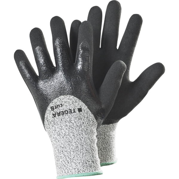 441.jpg Mănuşi rezistente la tăiere pentru manipulări medii tegera 441 , grad protectie cat. ii, marimi 6 – 11, culoare gri,negru