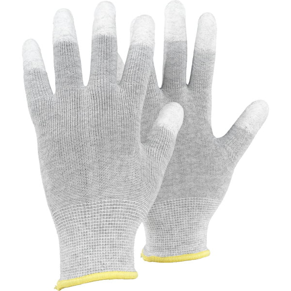 801.jpg Mănuşi esd pentru manipulări ușoare tegera 801 , grad protectie cat. ii, marimi 5 - 12, culoare gri,alb