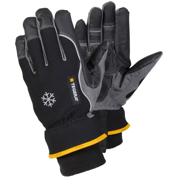 9232.jpg Mănuși pentru lucrări de tot felul pentru manipulări medii tegera pro 9232 , din neopren, grad protectie cat. ii, marimi 7 – 11, culoare negru,gri,galben