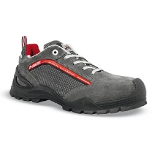 Pantofi de protectie AIMONT ARX, S1P SRC, gri, foarte usori, din piele intoarsa, brant BASF cu memorie, bombeu din compozit, lamela antiperforatie din compozit, ergonomic