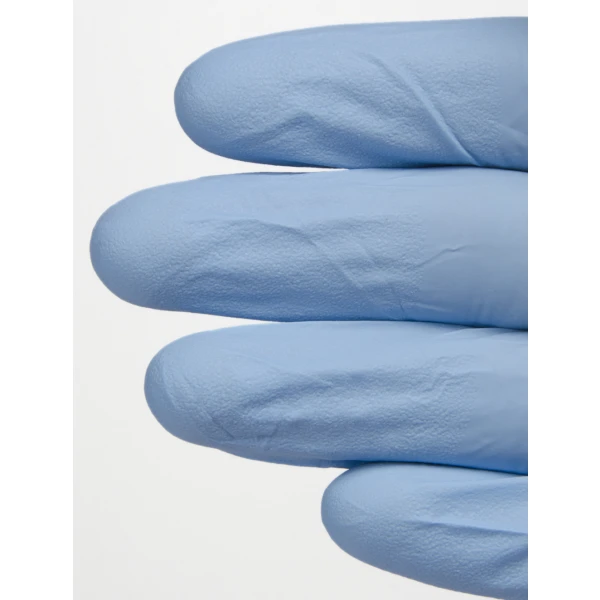 Mănuși nitril de unica folosinta, 200 manusi / cutie, albastre, grosime 0.06mm, nepudrate, AQL 1.5, certificate Food Contact Tegera 84301