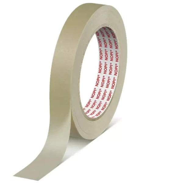 Banda de mascare tesa NOPI® 4349, din hartie usor creponata, uz general_19mm Banda de mascare tesa NOPI® 4349, din hartie usor creponata, uz general, latime 19mm, lungime 50m