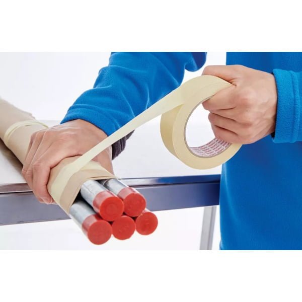 Banda de mascare tesa NOPI® 4349, din hartie usor creponata, uz general, latime 19mm, lungime 50m