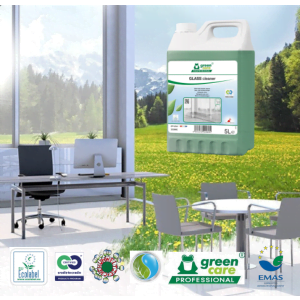 Detergent ecologic, concentrat, GLASS cleaner, Green Care, pentru sticla si oglinzi, 5l, certificat Ecolabel, Cradle-to-Cradle_princ