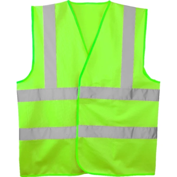 Vesta Hi-Viz, reflectorizanta Yard, verde neon, ajustabila in lateral, benzi reflectorizante orizontale si verticale Vesta Hi-Viz, reflectorizanta Yard, verde neon, Clasa 2,  marime unica XL, ajustabila in lateral, benzi reflectorizante orizontale si verticale
