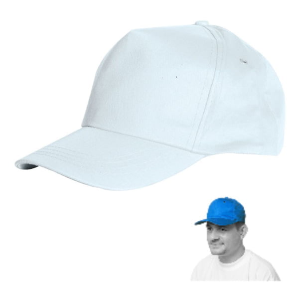 Sapca tip baseball, albastru inchis, bumbac / poliester, reglabila la spate