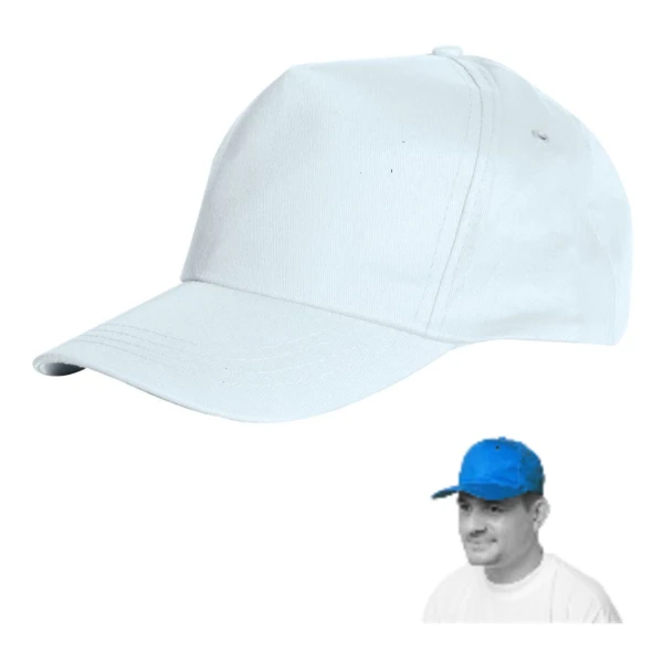 Sapca tip baseball, albastru inchis, bumbac / poliester, reglabila la spate