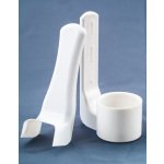 CM80100-Suport alb, din plastic pentru sampon, gel de dus sau sapun 450ml, economic, ecologic