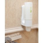 CM80100-Suport alb, din plastic pentru sampon, gel de dus sau sapun 450ml, economic, ecologic_sense2