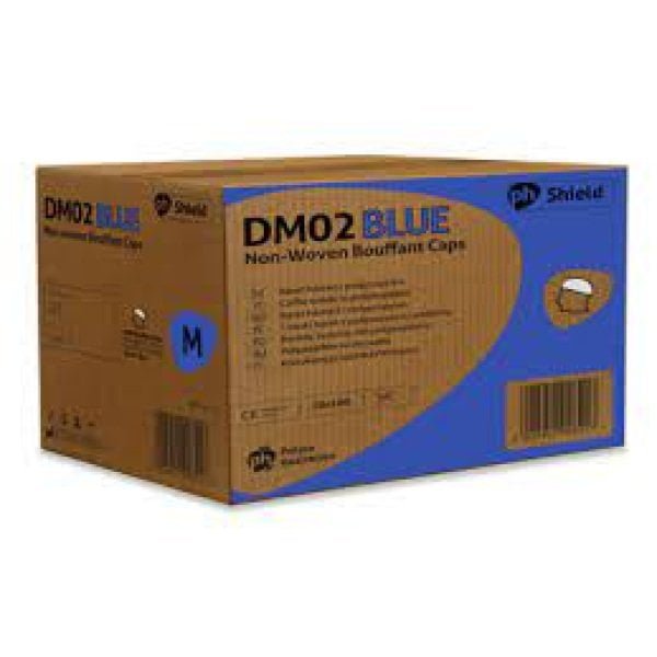 Capeline de unica folosinta, albastru, din polipropilena, bufanta, 100bucati /pachet, 10 pachete/bax-marime L, certificate pentru industria alimentara