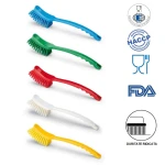 IGEAX1006T_Perie de mana cu maner lung, duritate ridicata, rezistenta la 121°C, autoclavare pentru industria alimentara, certificare HACCP, FDA