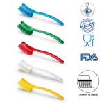 IGEAX1006_M_Perie de mana cu maner lung, duritate medie, rezistenta la 121°C, autoclavare pentru industria alimentara, certificare HACCP, FDA