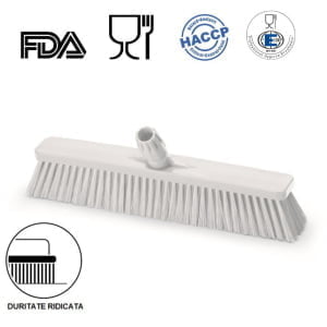 Matura inclinata, duritate ridicata, alba, 45 cm, IGEAX 1009T termorezistenta, autoclavare la 121 °C, pentru industria alimentara, certificata HACCP, FDA