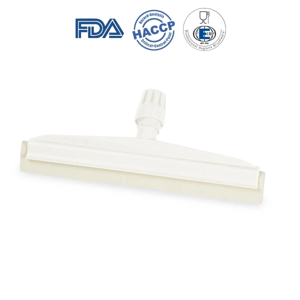 Racleta de apa dubla, 35cm, alba, IGEAX 1024, rezistenta la 80 °C, pentru industria alimentara , certificata HACCP, FDA