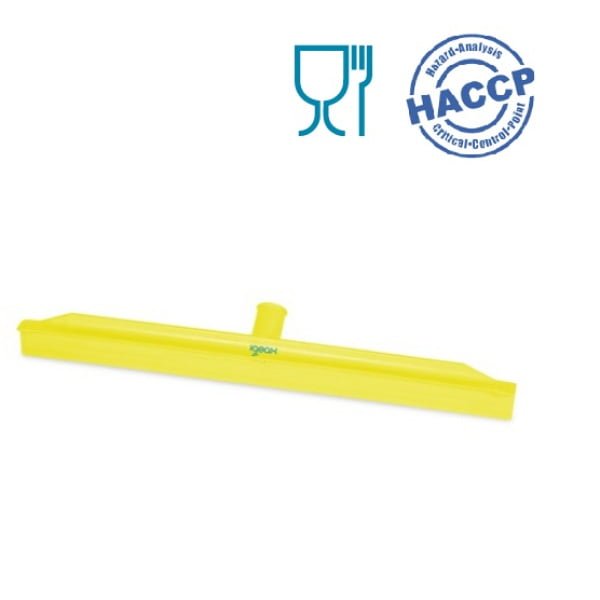 Racleta de apa 55cm, galbena, rezistenta la 100 °C, autoclavare  121 °C, pentru industria alimentara, conform HACCP