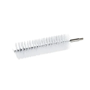 Perie tubulara pentru curatarea tevilor, interschimbabila, diametrul Ø50 mm, ergonomica, duritate medie, alba, autoclavare 121 °C, pentru industria alimentara, certificata HACCP, FDA