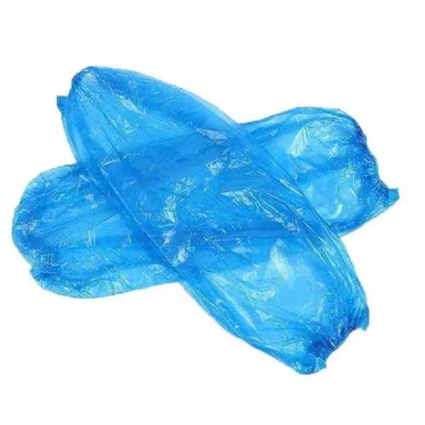 Cotiere de unica folosinta, din polietilena, albastre, 100 buc/pachet, Coverguard