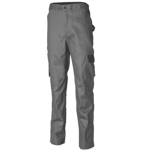 Pantaloni de lucru, pe talie, Technicity, gri inchis, practici si confortabili, cusaturi duble, buzunare multiple, 35% Bumbac, 65% Poliester, 245g/m², Coverguard