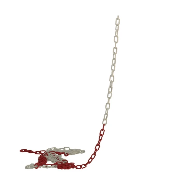 CGGAN70050_Lant de conexiune, 25 metri, rosu_alb, pentru stalpi de delimitare a zonelor sau drumurilor Lant de conexiune, 25 metri, rosu/alb, pentru stalpi de delimitare a zonelor sau drumurilor