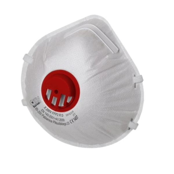 OXY-X200VFFP2RD_Semimasca de protectie FFP2, tip cupa, cu supapa, reutilizabila, RD, Oxyline_1 Semimasca de protectie FFP2, tip cupa, cu supapa, reutilizabila, RD, Oxyline, 10 buc/set