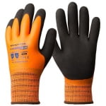 CG1LAWO09_Manusi de protectie pentru iarna Hi-VIZ, EUROWINTER L22, portocaliu, imersie dubla in latex, impermeabile, aderente, captusite, mediu umed_uscat_2