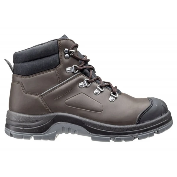 Bocanci de protectie S3, SRC, Flint, bombeu si lamela metalica, piele de bovina hidrofobizata, talpa cu aderenta ridicata, Coverguard