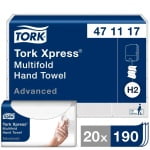 TK471117_Prosoape de hartie Tork Xpress Multifold, sistem H2, albe, 23.4 x 21.3 cm, 2 pliuri, 190 buc_pach, 20 pach_bax_4
