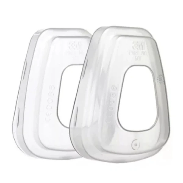 Capac pentru fixarea prefiltrului de particule deasupra filtrelor de gaze si vapori 3M,  2 buc/set