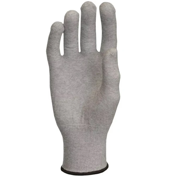 Manusi de protectie ESD neimersate, EUROLITE EST70, gri, din poliester si fibra de carbon, certificate EN 16350:2014, Coverguard